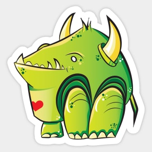 Love Monster Sticker